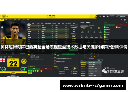贝林厄姆对阵巴西英超全场表现复盘技术数据与关键瞬间解析影响评价 贝林厄姆对阵巴西英超全场表现复盘技术数据与关键瞬间解析影响评价